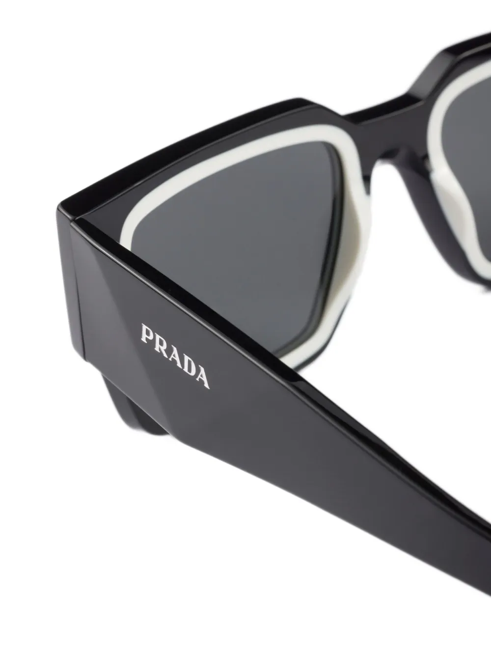 Prada Eyewear Zonnebril Zwart