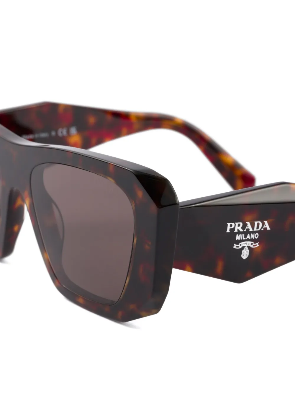Prada Eyewear Zonnebril Bruin
