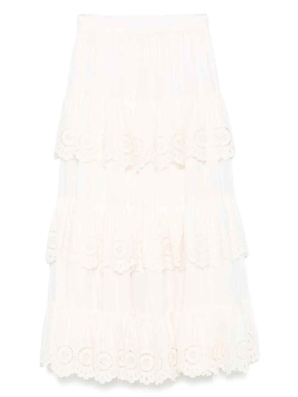 ZIMMERMANN Lucky rok met borduurwerk Beige
