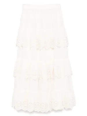 Simone Rocha チュール スカート | ホワイト | FARFETCH JP