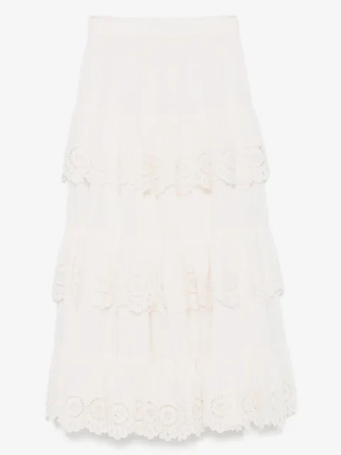 ZIMMERMANN Lucky embroidered skirt
