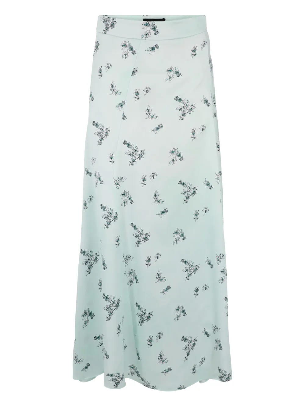 Fabiana Filippi Midi-jurk met bloemenprint Blauw