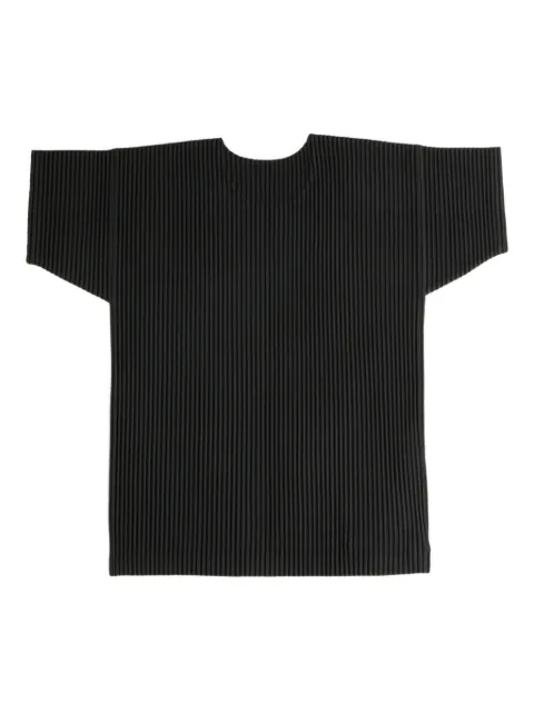 Homme Plissé Issey Miyake plissé-effect T-shirt