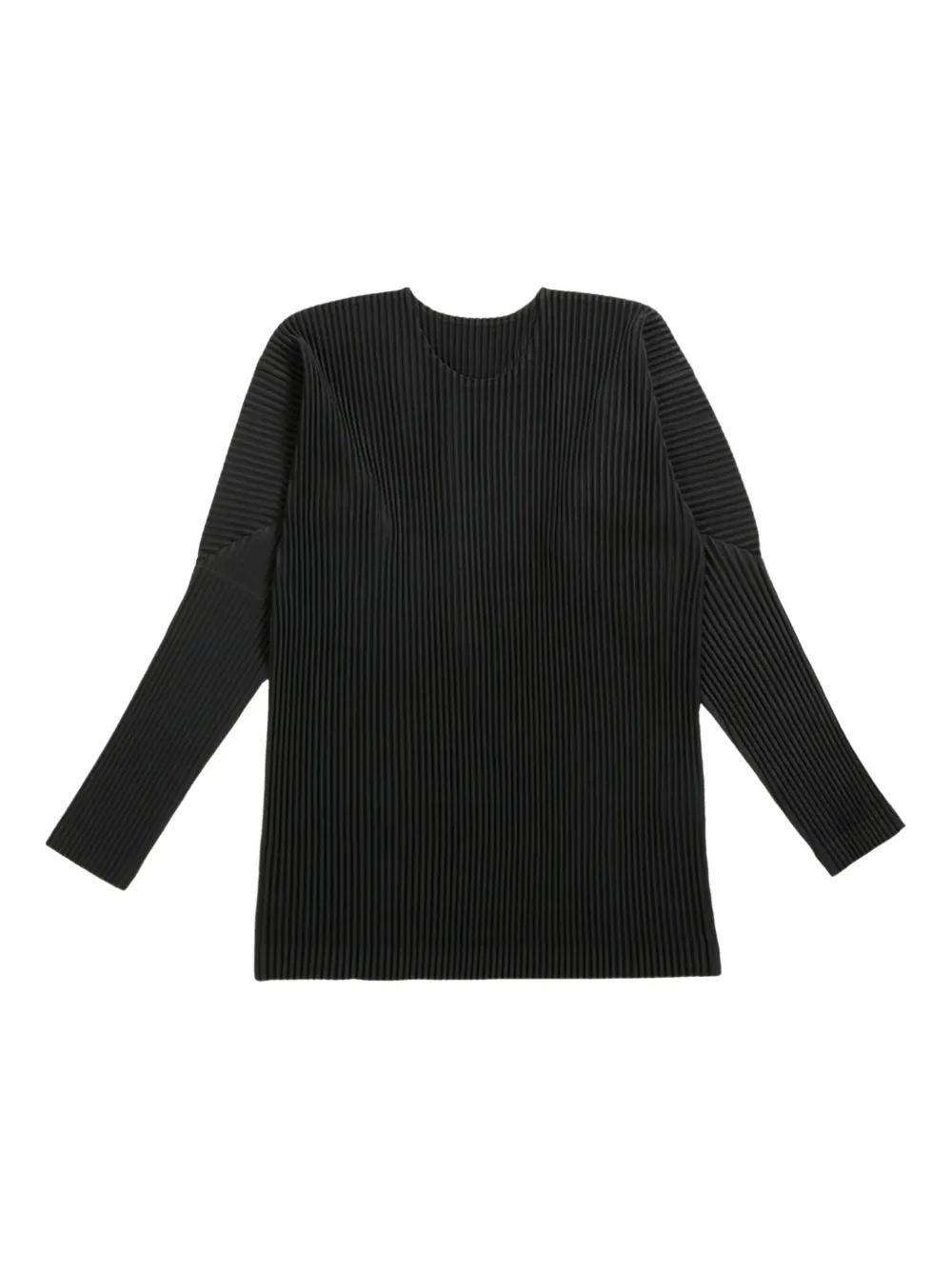 Homme Plissé Issey Miyake plissé-effect T-shirt Zwart