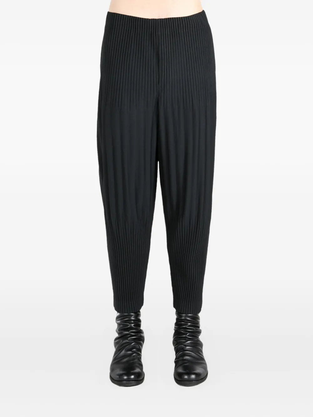 Homme Plissé Issey Miyake plissé trousers - Zwart