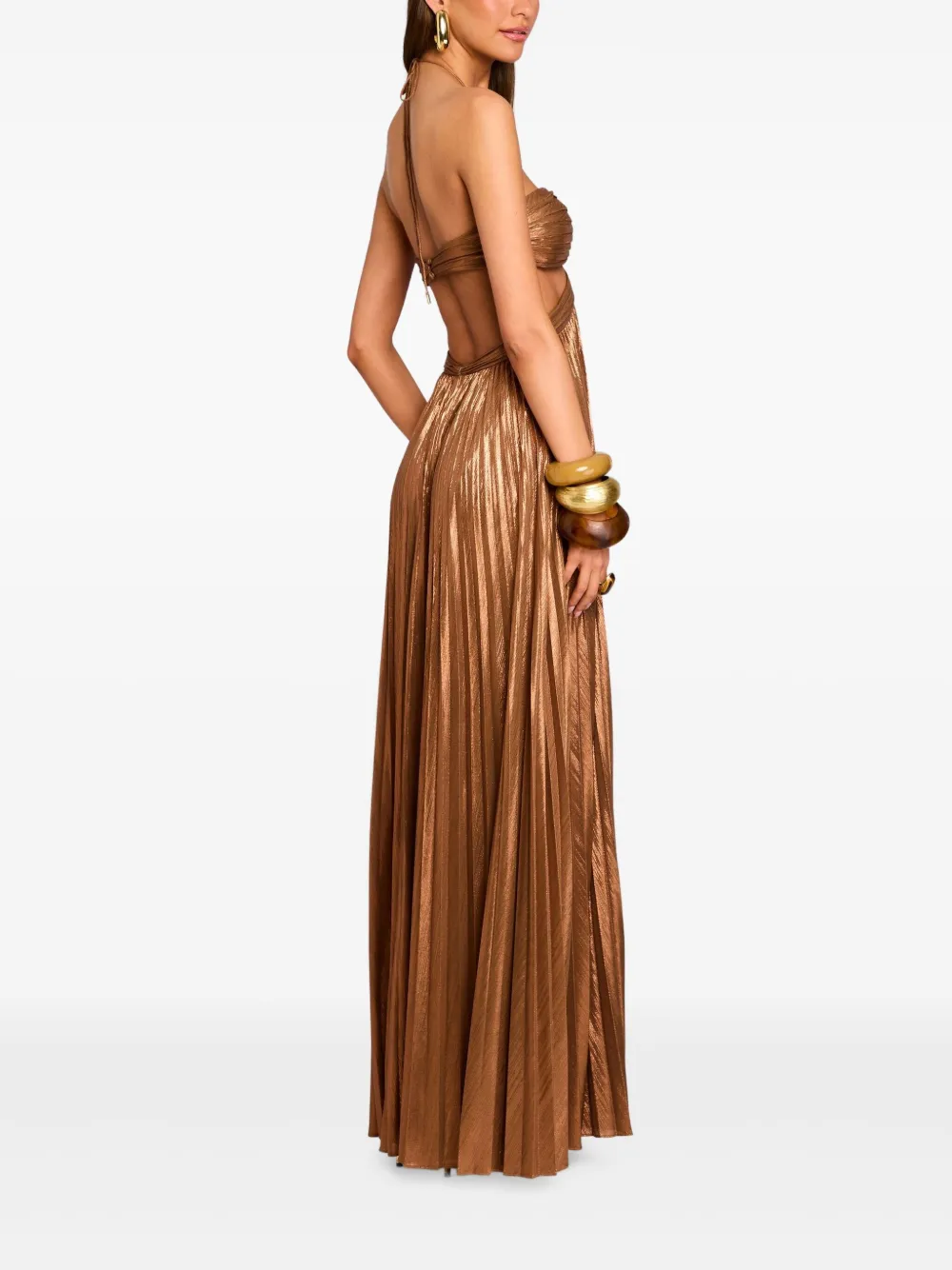 Retrofete Keira jurk Bruin