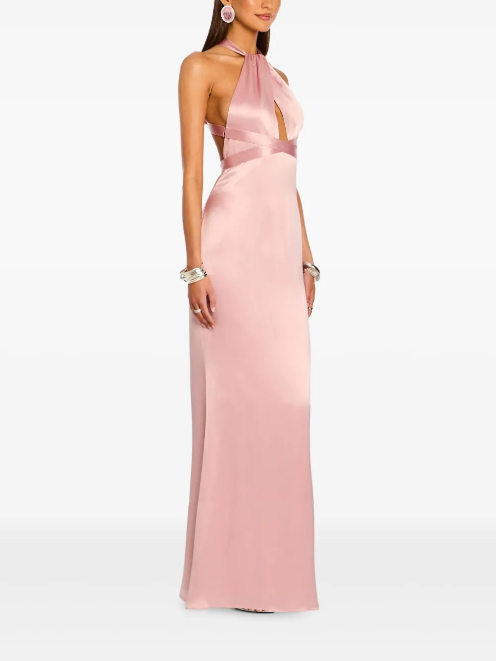 Retrofete Magnolia jurk Roze