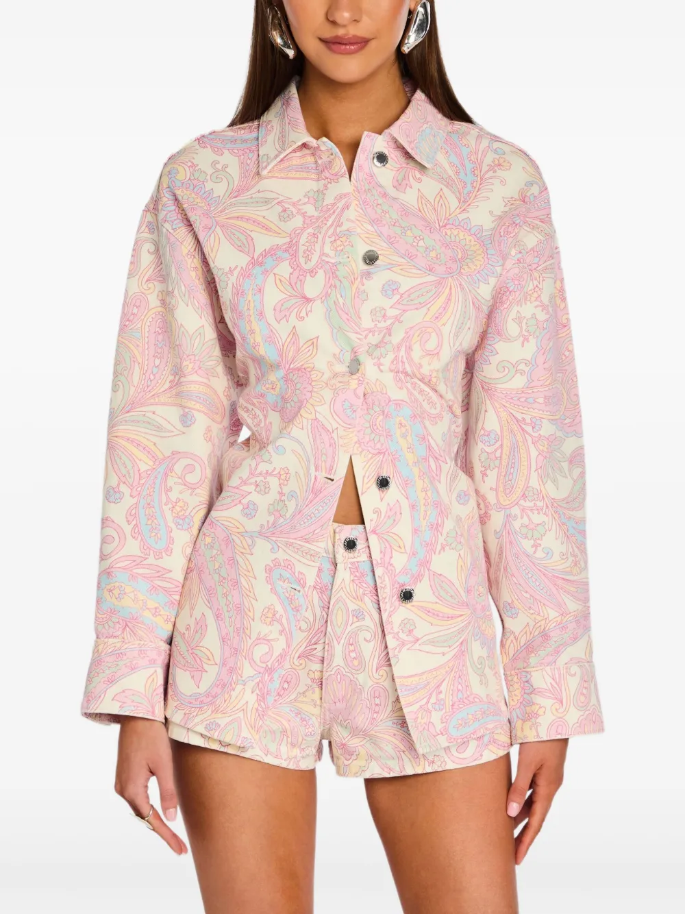 Retrofete Aurelie denim blouse Geel