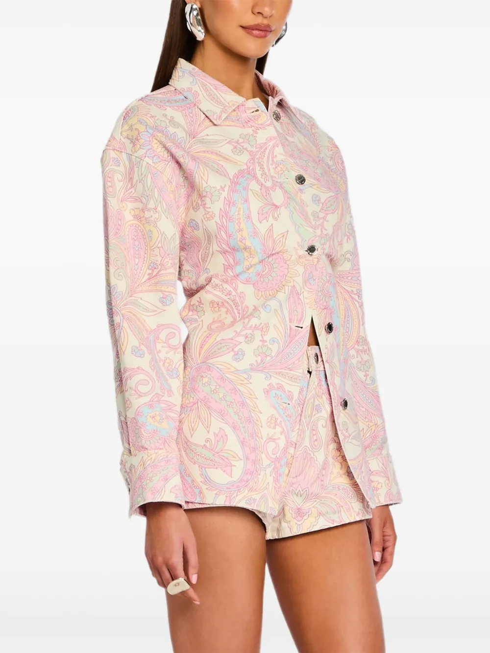 Retrofete Aurelie denim blouse Geel