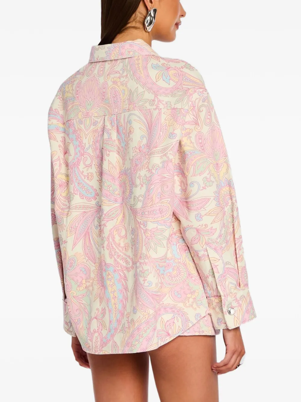 Retrofete Aurelie denim blouse Geel