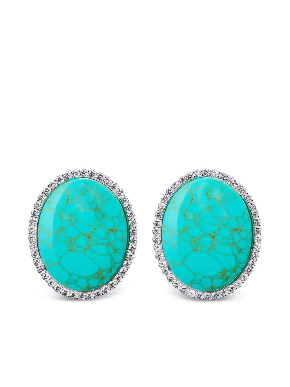 oval-shape earrings