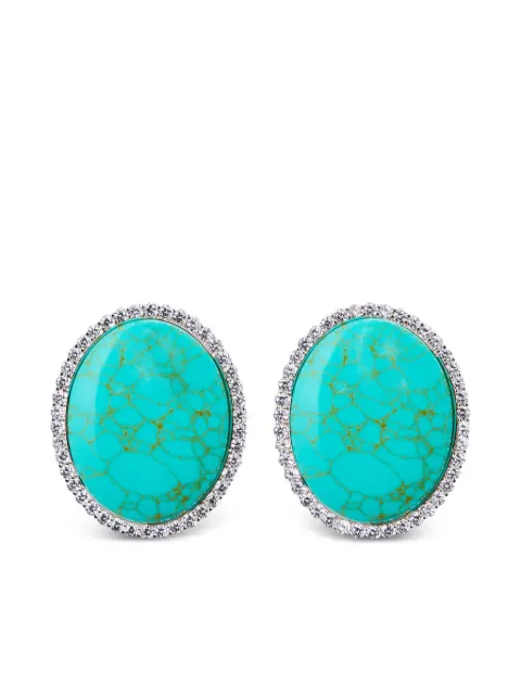 Retrofete oval-shape earrings 