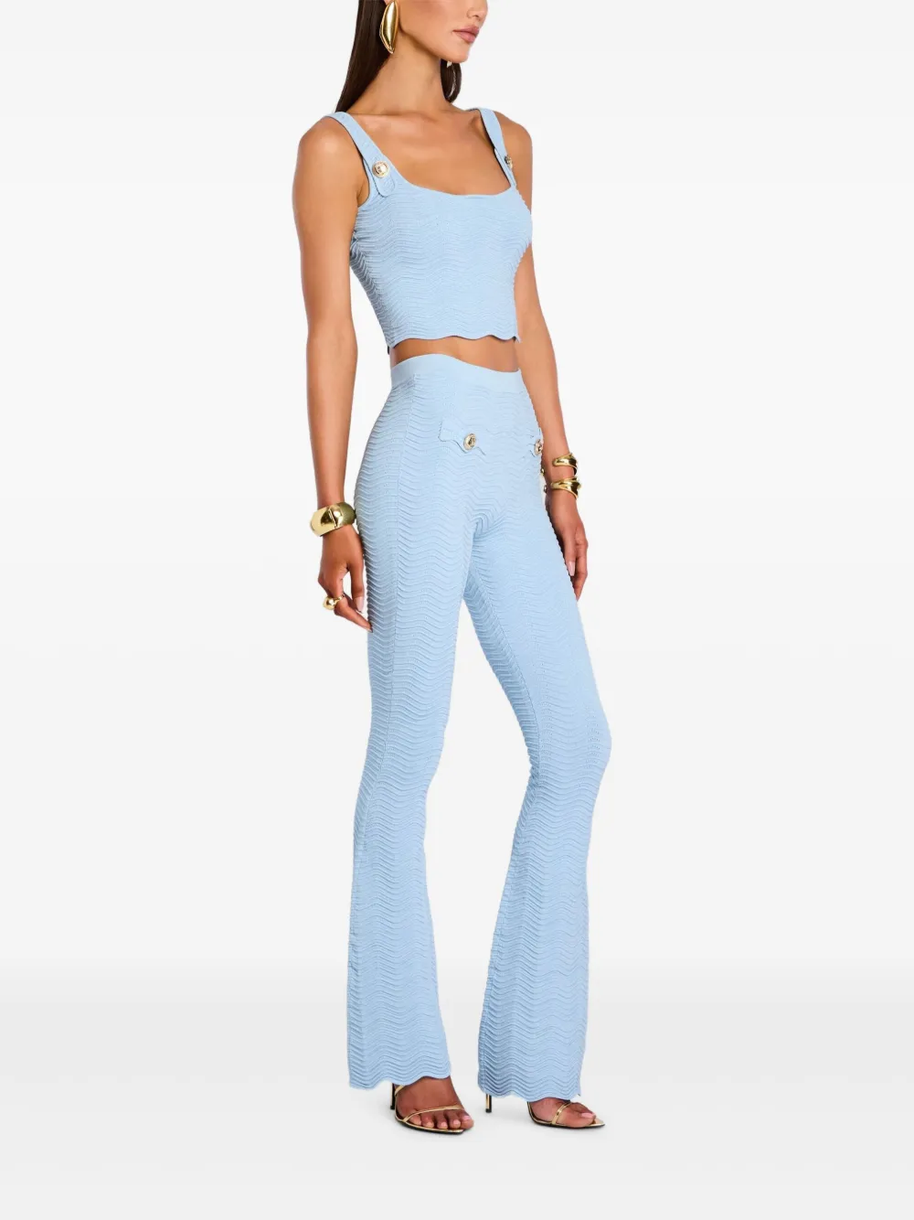 Retrofete Joliet broek Blauw
