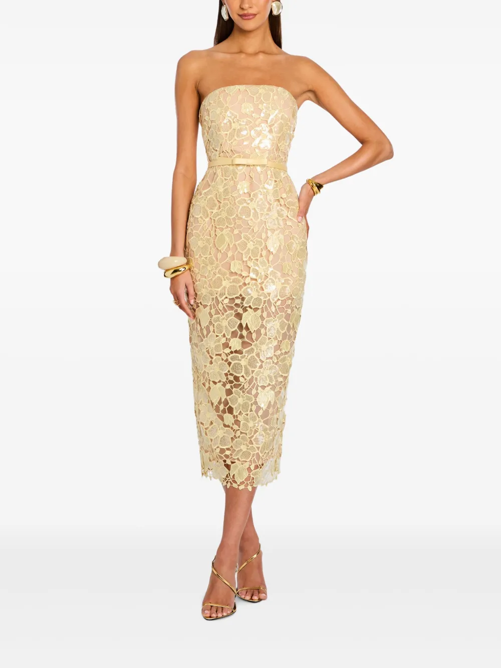 Retrofete Rowena dress - Geel