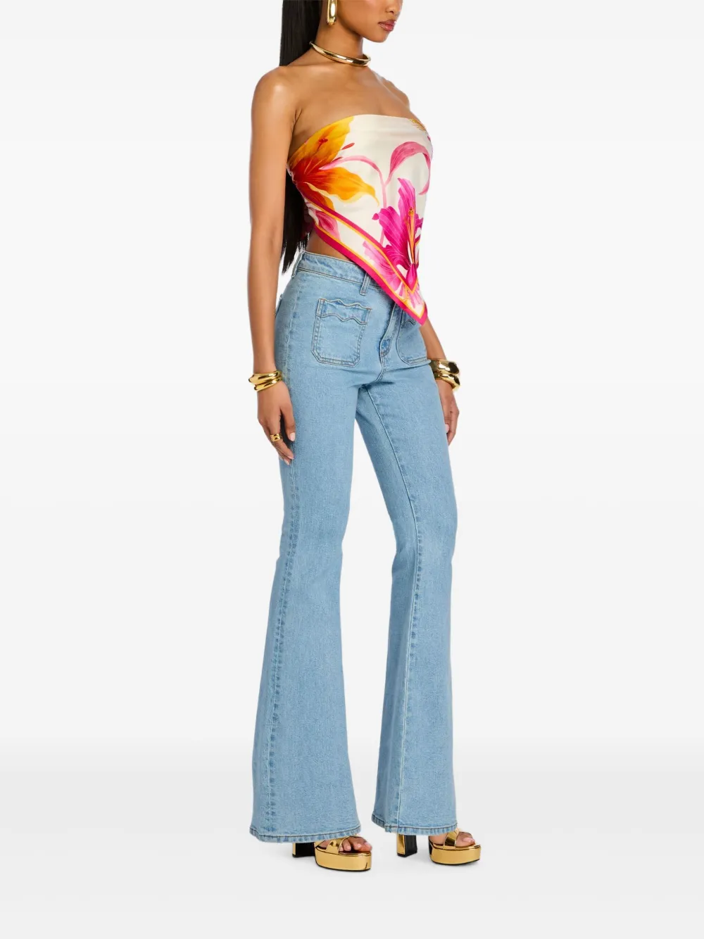 Retrofete Esperanza jeans - Blauw