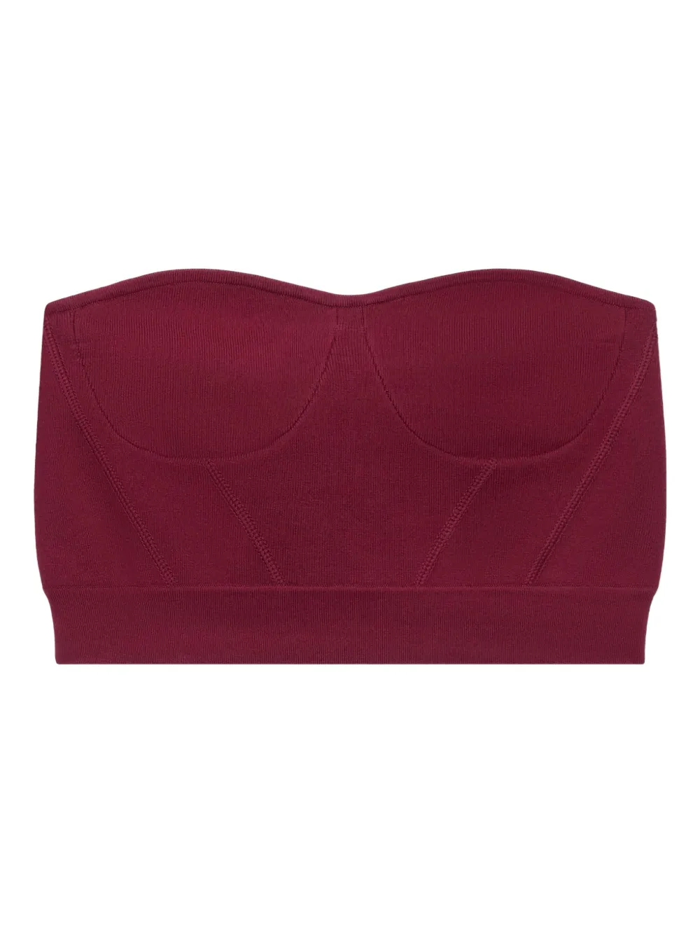 RTA Nour cropped top | Red | Image 1