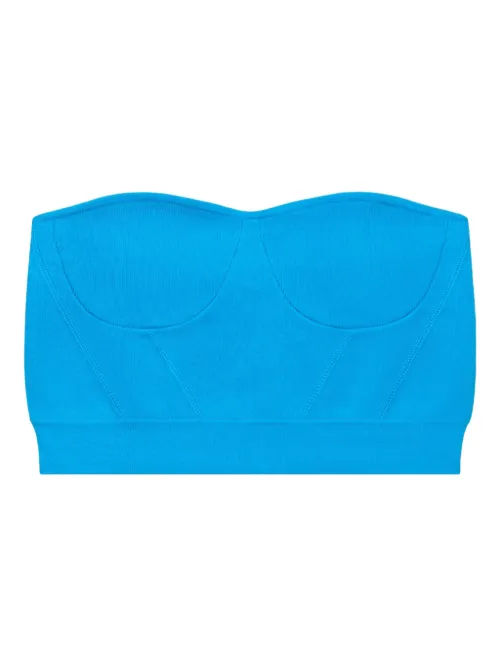 RTA bustier crop - Bleu - RTA - Modalova