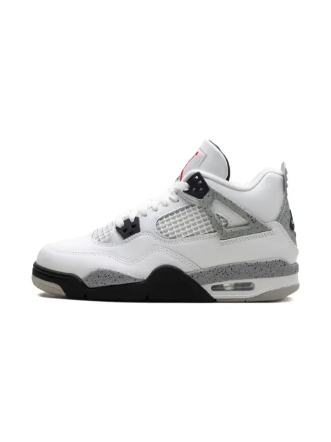 Jordan Kids Air Jordan 4 Retro "White Cement" sneakers