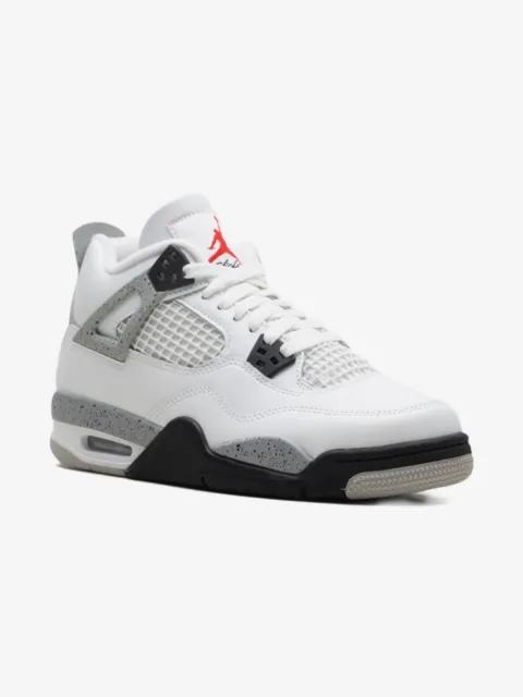 Jordan Kids Air Jordan 4 Retro "White Cement" Sneakers