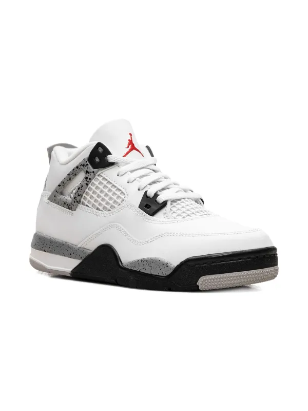 靴 Nike Air Jordan 4 Retro \"White/Cement\" Nike Jordan 4 Retro 