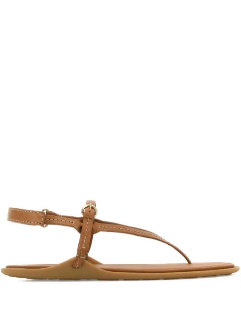 Miu Miu leather thong sandals