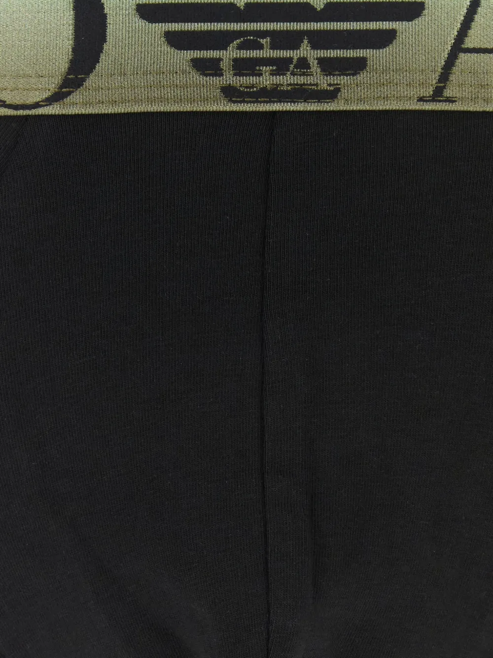 Emporio Armani Stretch katoenen slip Zwart