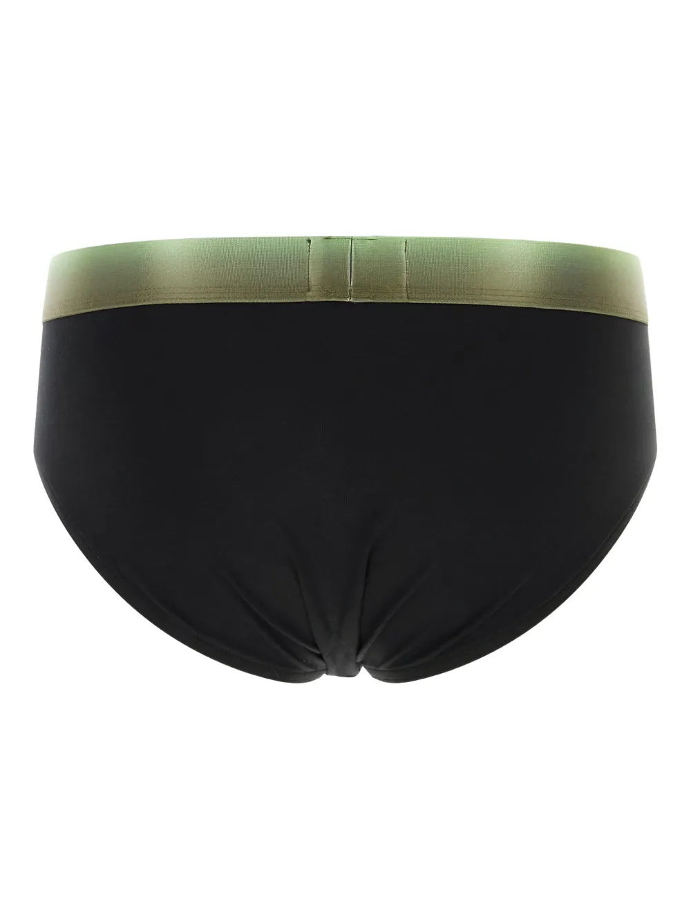 Emporio Armani Stretch katoenen slip Zwart