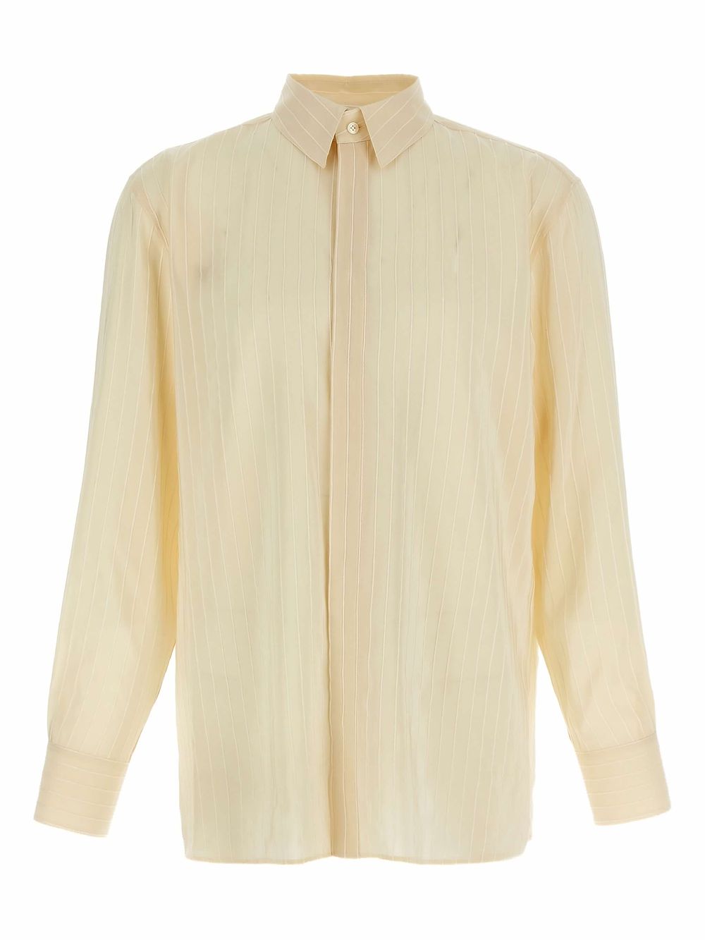 Saint Laurent camisa con rayas estampadas | neutro | Image 1