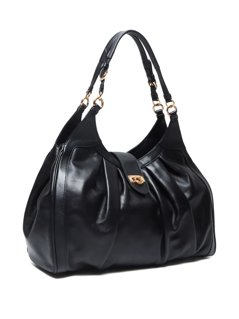 Pre-owned Ferragamo 2010s Gancini Shoulder Bag