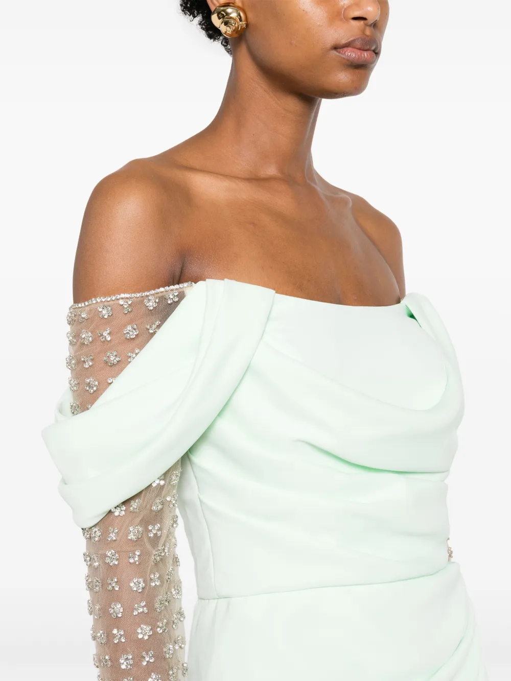 Shop Costarellos Nandi Midi Dress
