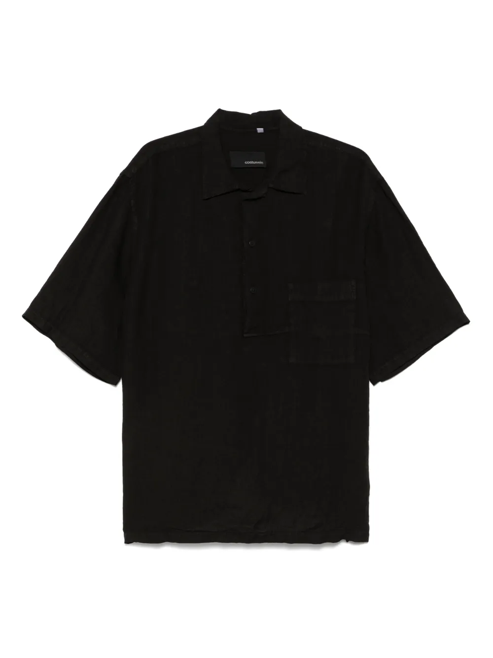 linen polo shirt