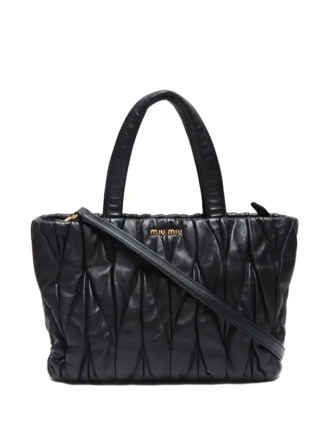 Miu Miu Pre-Owned 2017 Matelassé two-way handbag