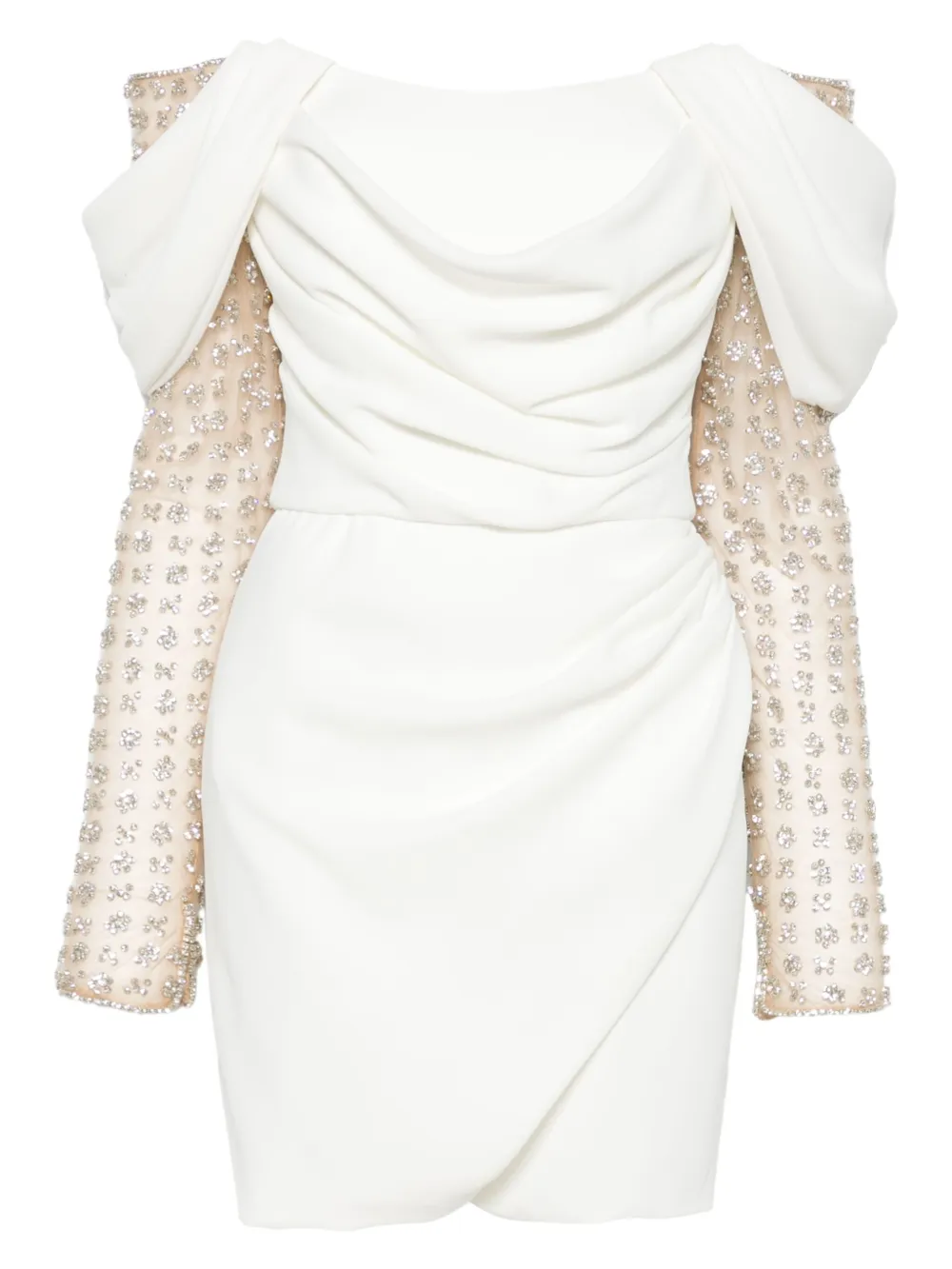 Costarellos Nandi midi-jurk Wit