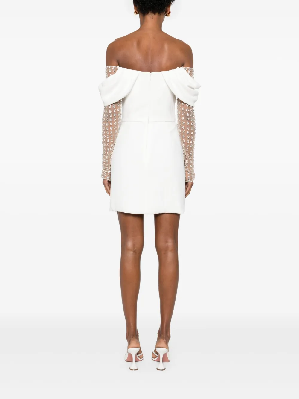 Costarellos Nandi midi-jurk Wit
