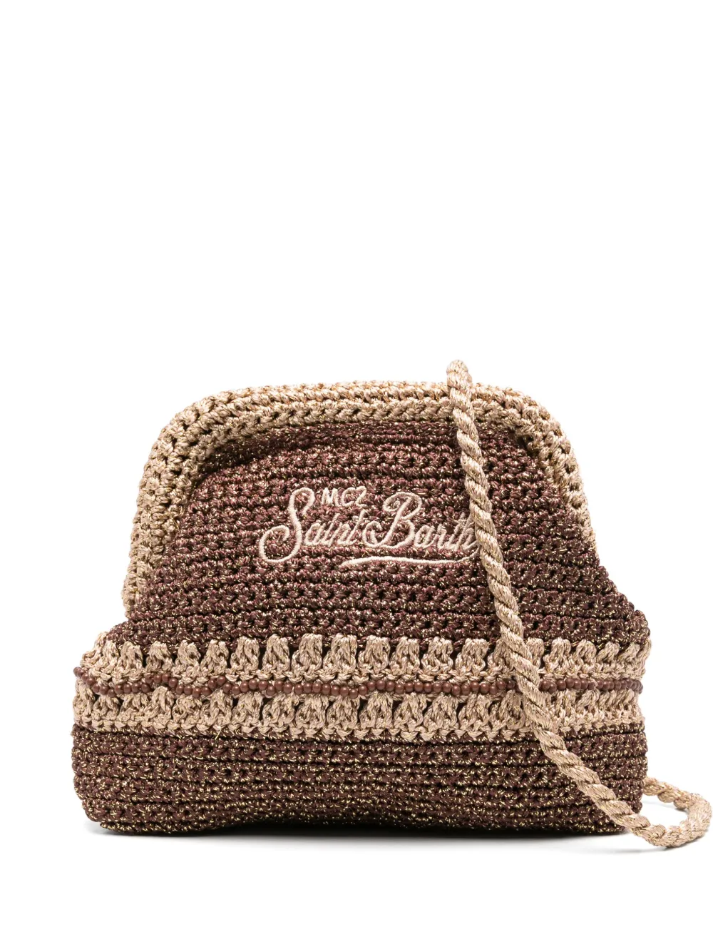 MC2 Saint Barth crochet-knit shoulder bag | Brown | Image 1