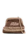 MC2 Saint Barth crochet-knit shoulder bag - Brown