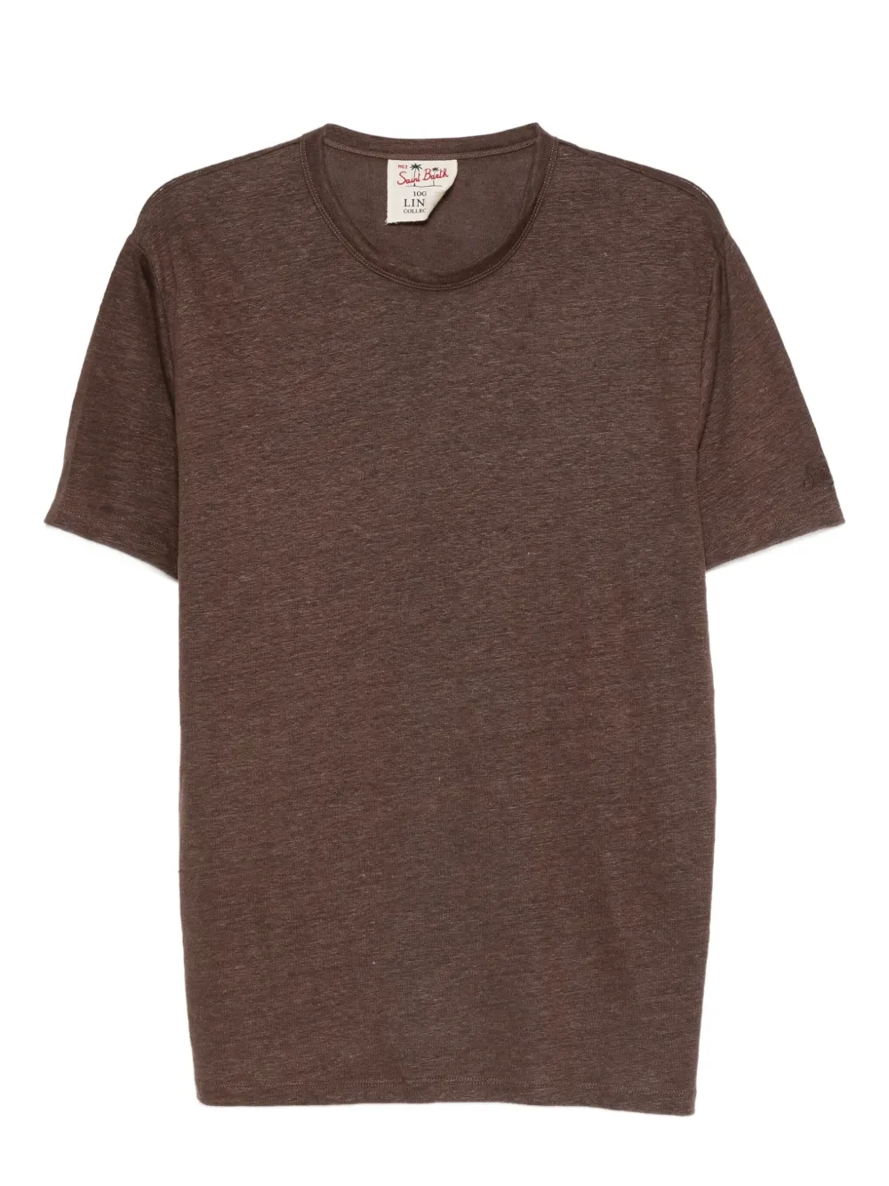 MC2 Saint Barth linen T-shirt Bruin