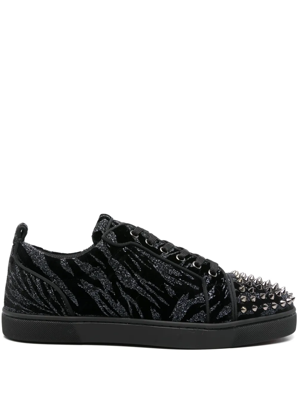 Christian Louboutin tenis con apliques | negro | Image 1