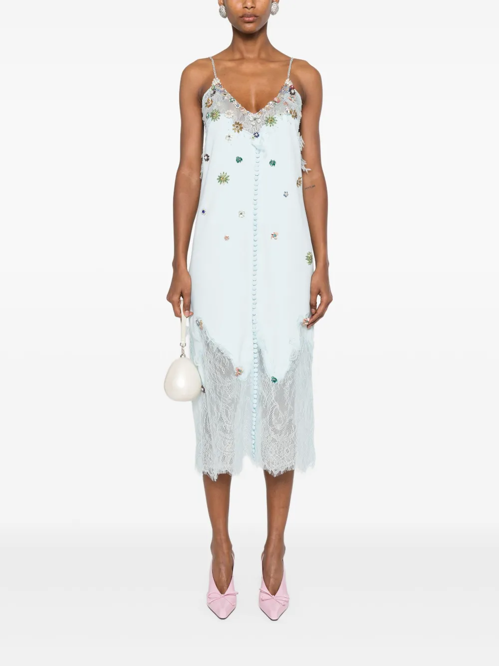 Costarellos Britt midi dress - Blauw
