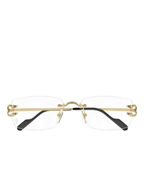 Cartier Eyewear rectangle-frame glasses