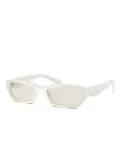 Prada Eyewear rectangle-frame sunglasses - White