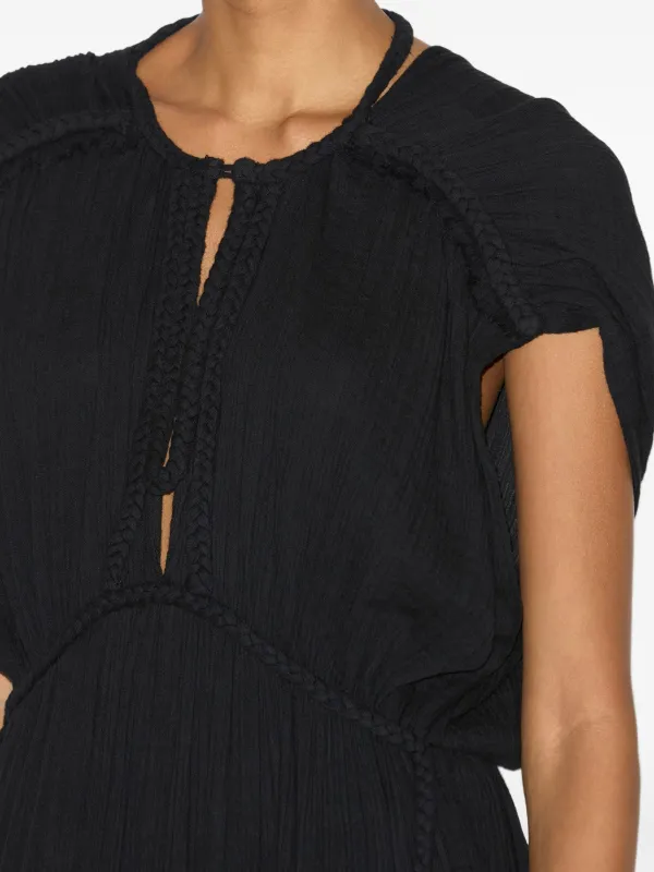 ISABEL MARANT Joya Maxi Dress | Black | FARFETCH JO