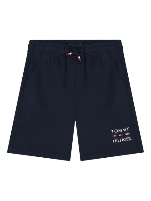 Tommy Hilfiger Junior شورت مزيج قطن بطبعة شعار الماركة
