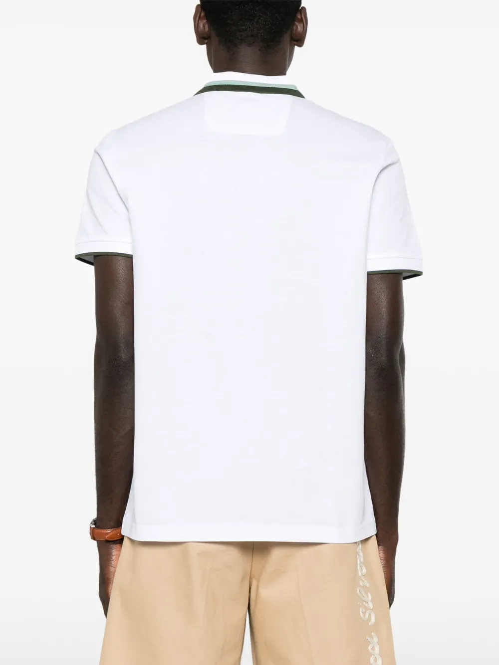 BOSS Katoenen poloshirt Wit