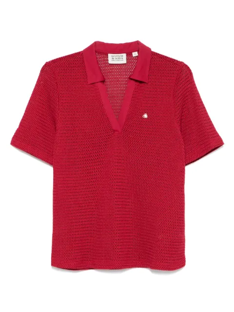 Scotch & Soda open-knit T-shirt
