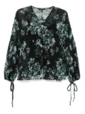 Scotch & Soda Fil Coupe blouse - Black