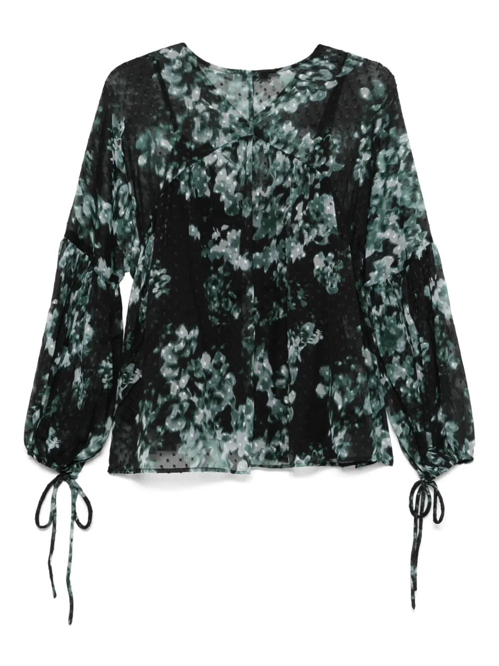 Scotch & Soda Fil Coupe blouse - Zwart