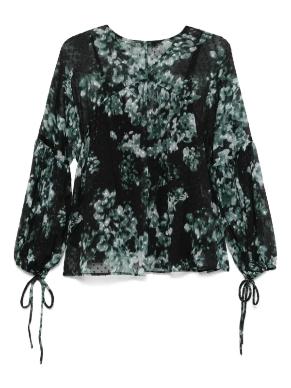 Scotch & Soda フィルクーペ ブラウス | ブラック | FARFETCH JP