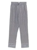 Scotch & Soda check-pattern trousers - Blue