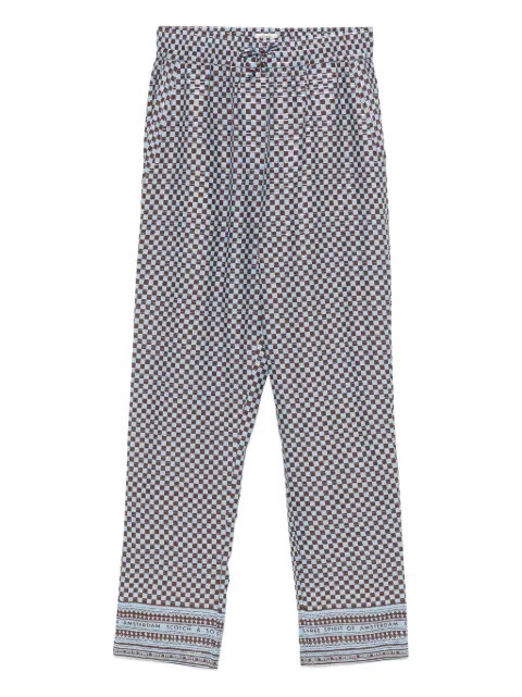 Scotch & Soda pantalones con cuadros estampados